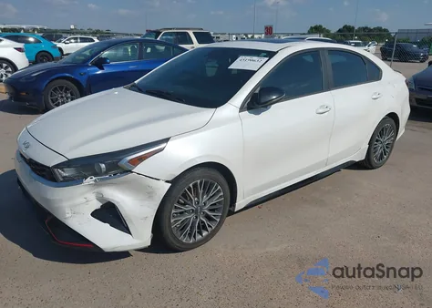 2022 Kia Forte Gt-Line из США, поврежденный, VIN 3KPF54AD6NE480953